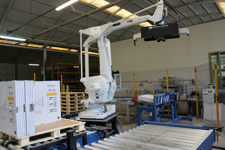 TECFORCE 3000 - Installation de palettisation